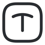 Text Block SVG Icon